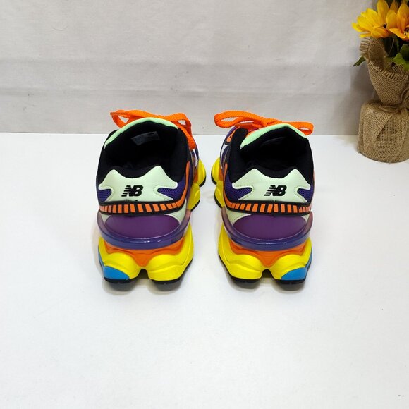 New Balance 9060 Prism Purple Vibrant Spring U9060NBX Men 8.5 Mesh/Leather Upper - Picture 9 of 16